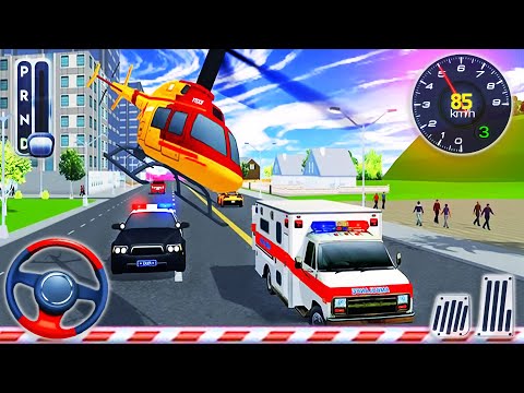 Ambulance Driver Rescue Mission Simulator - Emergency Helicopter Hero - Android GamePlay #2