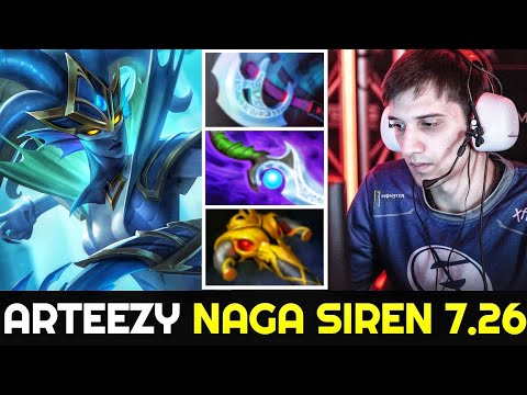 27min Fast Game Ez MMR - ARTEEZY Naga Siren 7.26 Dota 2
