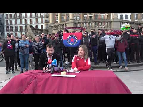 [VIDEO] Rueda de prensa de Sadar Bizirik: convocan una manifestación el 6 de marzo