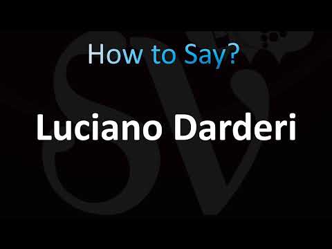 How to Pronounce Luciano Darderi