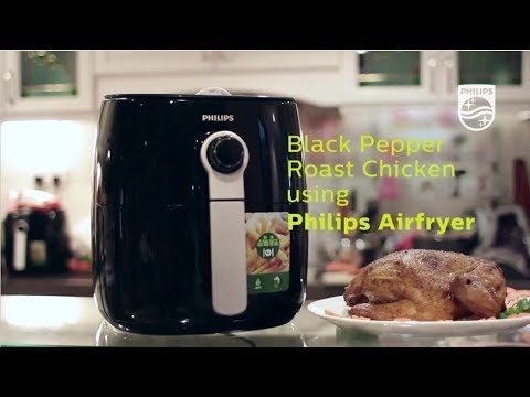 Philips airfryer - how to cook black pepper chicken