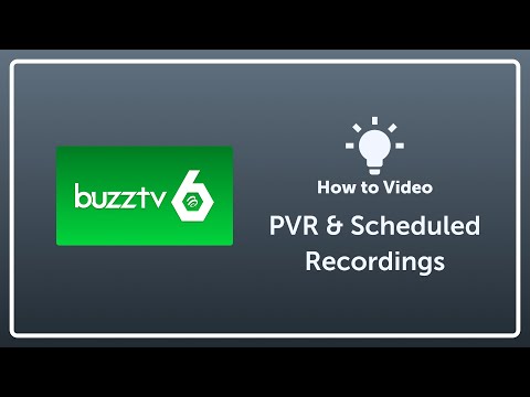 PVR & PVR+ — How to Record