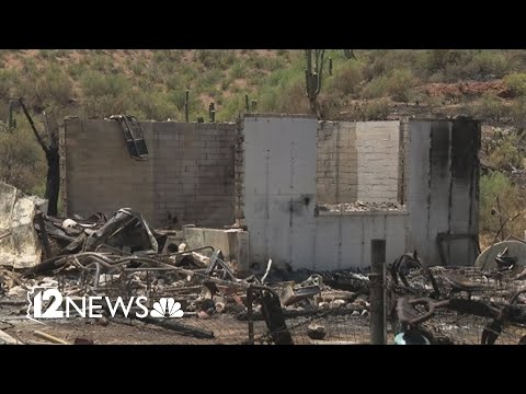 Homes destroyed in Kearny fire