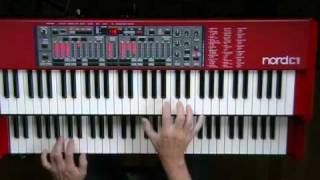 All About My Girl, Jimmy McGriff Hammond B-3 cover, Nord C1 Organ