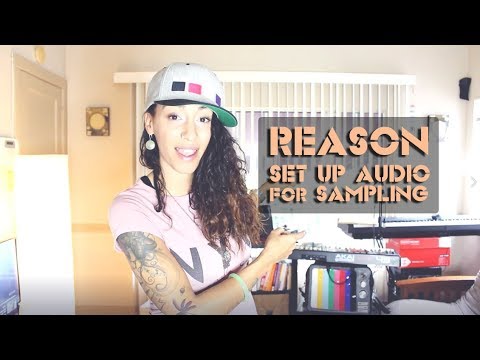 How to set up Audio TO SAMPLE in REASON (5,6,7,8,9,10) | BeatMakers 1o1 E4