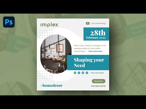 Music Social Media Post Design in Adobe Photoshop