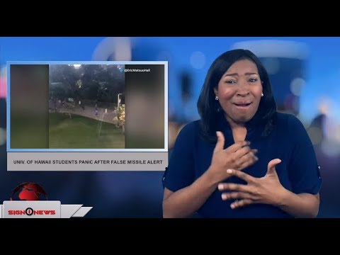 Univ. of Hawaii students panic after false missile alert (ASL - 1.14.18)