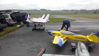 preview picture of video 'Flugtage Jahnsdorf ( Modellflugzeuge )'