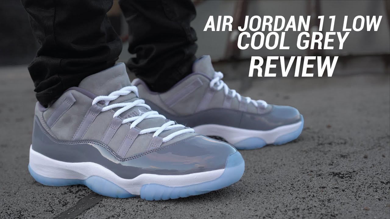 AIR JORDAN 11 LOW COOL GREY REVIEW
