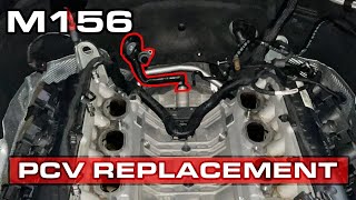 Funky Idle? | M156 PCV Valve Replacement & Intake Manifold Removal | Mercedes W204 C63 AMG