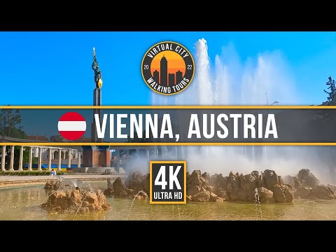 🇦🇹 VIENNA, AUSTRIA – City Walking Tour from Belvedere to Karlsplatz. Summer 2022 [4K]