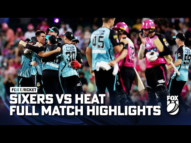 Sydney Sixers vs. Brisbane Heat – BBL Final – Full Match Highlights 24/01/2024 | Fox Cricket