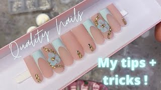 Press on nails for beginners | How to make press on nails IN DEPTH | Press on nails business |