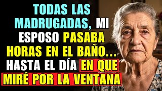 TODAS LAS MADRUGADAS, MI ESPOSO PASABA HORAS EN EL BAÑO... HASTA EL DÍA EN QUE MIRÉ POR LA VENTANA