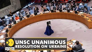 UNSC unanimous resolution backs the peaceful resolution of Russia-Ukraine conflict | English News
