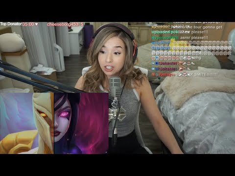 Pokimane reacts to Morgana and Kayle rework teaser trailer