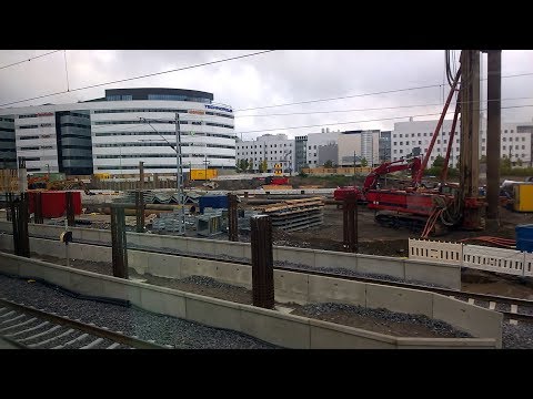 Saapuminen Tampereelle 1.9.2018  Kansiareenan työmaan läpi WP 20180901 08 43 14 Pro   trimmed