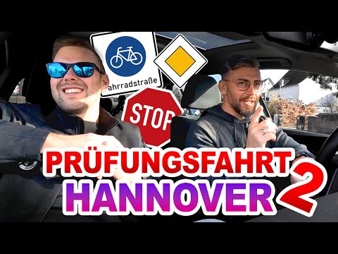 2nd test drive in Hanover🚦 What the examiner is looking for! City traffic l Car driving test 🚗