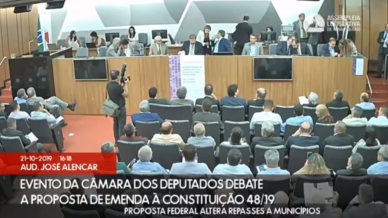PEC 48/19 - Seminário na Assembleia Legislativa de Minas Gerais - 21/10/19 - 16:00
