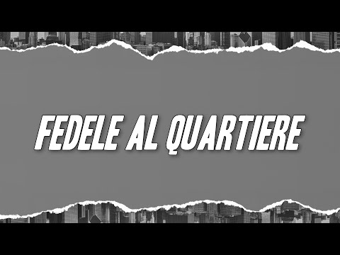 Neima Ezza, 2nd Roof - FEDELE AL QUARTIERE ft. Vale Pain (Testo/Lyrics)