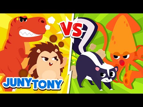 Qual É O Animal Mais Legal? | 30MIN de Música Infantil | JunyTony em Português