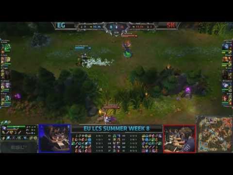 Evil Geniuses (EG) vs SK Gaming (SK) - Ocelote Zed || EU LCS Summer 2013 W8D2 || Full Game HD