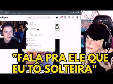 FNX REAGINDO A GRINGA QUE SE APAIXONOU POR ELE KKKKK