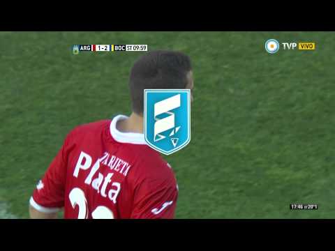 Gol de Ham. Argentinos 1 - Boca 2 | Primera División 2015 - Fecha 25