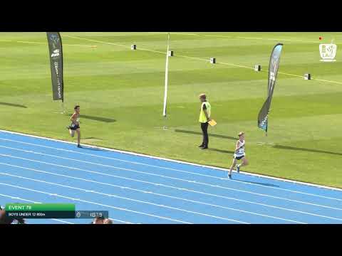Boys Under 12 800m H3 - 2020 State Combined Events Championships // LAVicTV