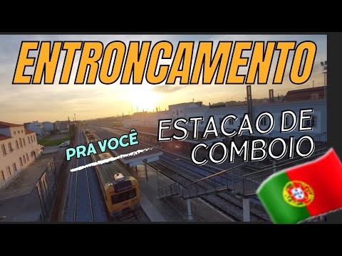 ENTRONCAMENTO, ESTAÇÃO DE COMBOIOS em PORTUGAL 🇵🇹 #imigrantebrasileiro #entroncamento #imigrantes