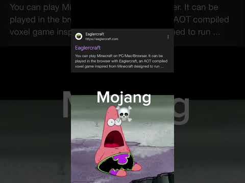 Eaglercraft and Mojang☠️ #minecraft #edit