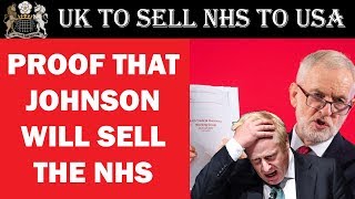 Proof Revealed that the Conservatives Will Sell the NHS