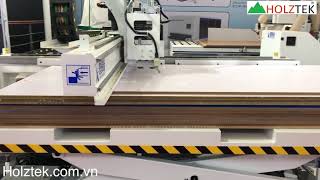 Máy in tem Ma vạch Barcode tự động đẩy ván