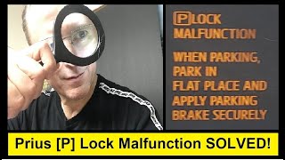 Prius P Lock Malfunction Solved! Bad 12 Volt Battery