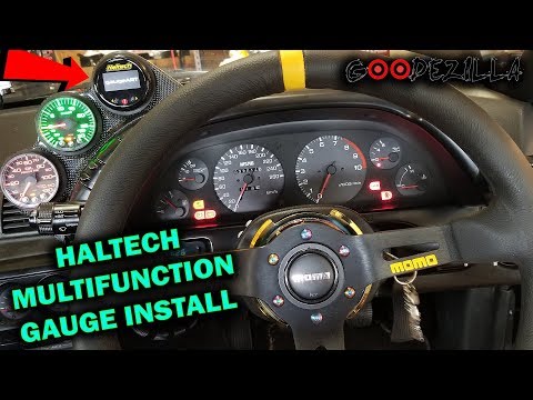 Haltech GaugeART CAN Gauge Install with Platinum Pro ECU