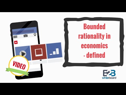 Bounded rationality in economics - defined