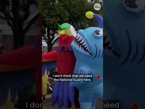 Portland residents' 'weird' protests against Trump's National Guard