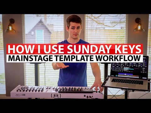 Ryan's Sunday Keys MainStage Template Workflow