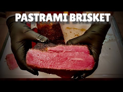 Smoked Brisket Pastrami | Homemade Pastrami Recipe  (workhorse pits 1975)