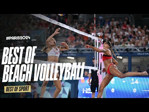 🏐 Best beach volleyball moments at #Paris2024