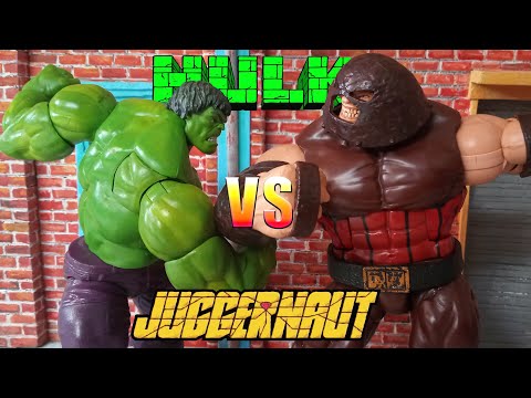 Juggernaut vs Hulk (STOP MOTION)