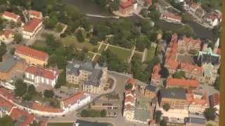 preview picture of video 'Merseburg Dom Stadion SV99 Krankenhaus aus der Luft in [HD]'