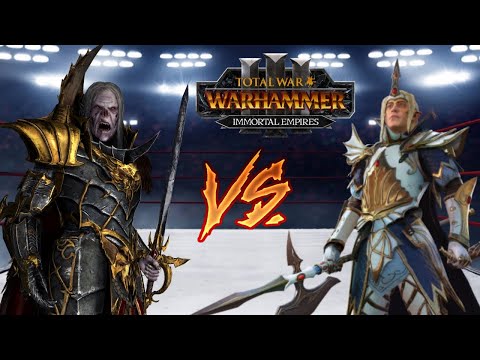 ITZA ROYAL RUMBLE! Vampire Counts vs High Elves - Total War Warhammer 3