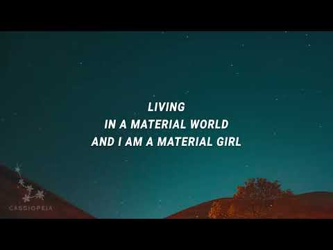 Madonna - Material Girl (Lyrics)