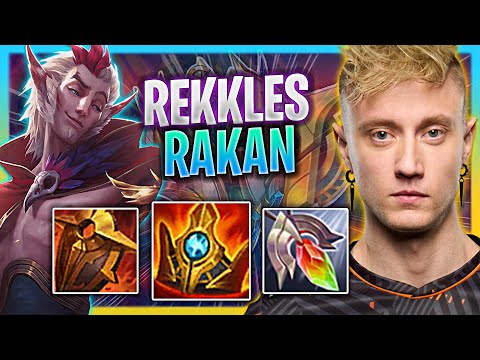 REKKLES IS A BEAST WITH RAKAN! | FNC Rekkles Plays Rakan Support vs Senna!  Season 2023