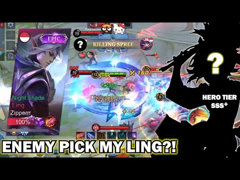ENEMY PICK MY LING SO I DESTROY HIM USING THIS HERO!  - Mobile Legends