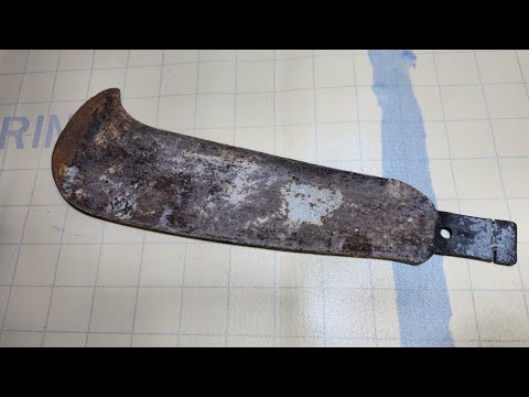 rusty machete restoration @restoration_dark_steel