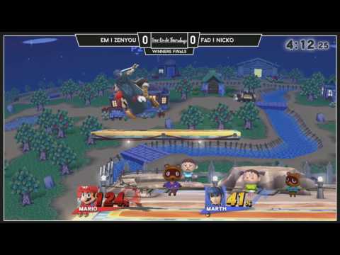 True Combo Thursdays #17 [W. FInals]: eM | Zenyou (Mario) v FAD | Nicko (Marth)