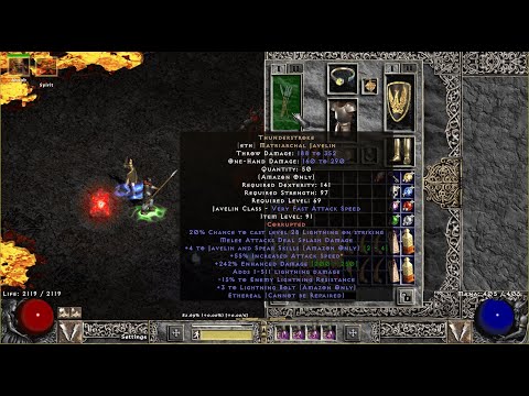 Project Diablo 2 Season 8 - GG Lightning Strike Amazon Gear/Build Showcase day12