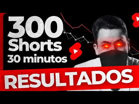 EU TESTEI e Aqui Estão os RESULTADOS -  300 Shorts em 30 Minutos pra Monetizar seu YouTube